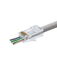 Cat5 Konnektör Ez Rj45 100Lü Paket Şeffaf HDX5044