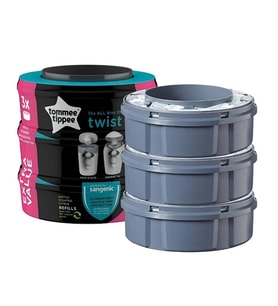 Tommee Tippee Twist & Click Çöp Poşeti Yedek Kartuş (3 Lü Set)