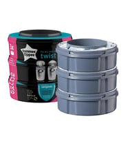 Tommee Tippee Twist & Click Çöp Poşeti Yedek Kartuş (3 Lü Set)
