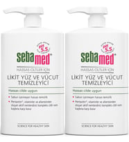 Sebamed Yüz ve Vücut Temizleyici Likit 300 ML (2 Li Set)