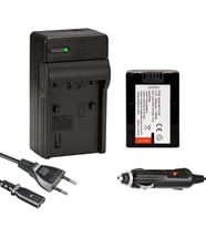 Cazipshop Sony NP-FV50 Batarya(1050Mah)+Şarj Aleti Cihazı Seti (Siyah)