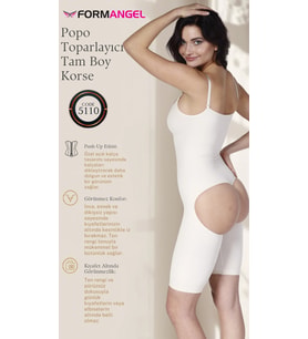#Korse Dikişsiz Seamless Şekillendirici Kaymayan Doku Popo Toparlayıcı Tam Boy Korse - 5 Adet