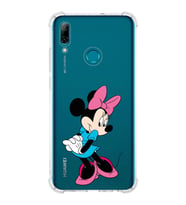 Huawei P Smart 2019  Köşe Korumalı Antişok Kapak Minnie Mouse Tasarımlı Şeffaf  Kılıf