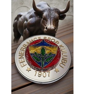 Sarı Lacivert El Yapımı Filografi Tablosu – Iç Mekân Dekoru