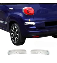Fiat 500L Arka Tampon Köşe Koruma - Krom (2 Parça)  2018 ve Sonrası, HB