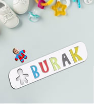 BK Toys Çocuklara Özel İsimli Fotoğraflı Erkek Süper Kahraman Ahşap Eğitici Yapboz Puzzle-2