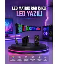 RGB LED Panel Renkli Işık Efektli Dekoratif Aydınlatma