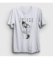 Presmono Unisex Beyaz Honeymoon Ariana Grande T-Shirt 152440tt