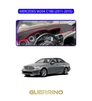 MERCEDES W204 C180 2011-2015TORPİDO KORUMA HALISI MAVİ KENAR