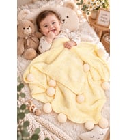 Pabteks Bebek/Çocuk Battaniyesi (Krem)