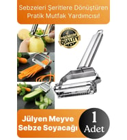 #Soyacak Çok Amaçlı Pratik Doğrama Mutfak Kullanımı Paslanmaz Çelik Jülyen Sebze Ve Meyve Soyacağı