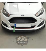 Ford Fiesta 2013-2017 Uyumlu H lip Esnek Ön Lip 2 Parça Karlık Ön Ek Tampon Altı Dil