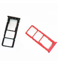 Oppo Realme C2 Sim Kart Kapağı Aparatı Sim Tray (Siyah)