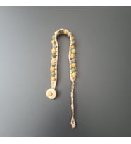 Yeşim Taşı ve Bambu Jasper Doğaltaş İpli Bileklik Doğal Taş (YeBa)