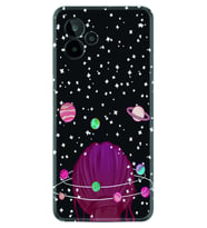General Mobile GM 24 Pro Kılıf Resimli Desenli Baskılı Silikon Space Woman 1311