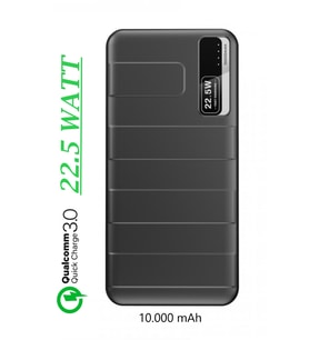 PREPARE 10.000 mAh POWERBANK PD-22.5  Watt Qualcomm Quick Süper Hızlı Şarj Powerbank