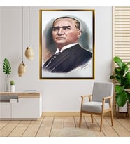 ÇERÇEVELİ ATATÜRK TABLO S170