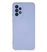 Pilelistore   Samsung Galaxy A73 5G Kılıf Nano içi Kadife Silikon - Lila