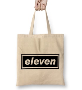Stranger Things Eleven Oasis Logo Bez Çanta Uzun Saplı