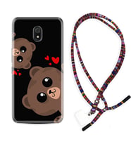Xiaomi Redmi 8A 8 Pro 9C 9T 10C 11T Pro Kılıf Boyun Asklı Rasta Silikon Love Animals 1780