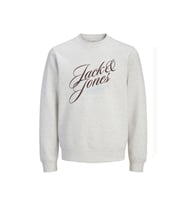 Jack & Jones Jorinwood Erkek Sweatshirt (Beyaz)