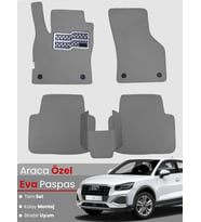 AUDİ Q2 (2020-2024) Uyumlu EVA Paspas Tam Set–Araca Özel,Su Geçirmez,Hızlı ve Kolay Montaj