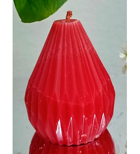 Biom Vanilya Kokulu Soya Mum - Doğum Günü - Sevgililer Günü - Anneler Günü - Babalar Günü - Aromaterapi (Koyu Pembe)