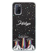 Oppo Ufolar Tasarımlı Şeffaf Telefon Kılıfı