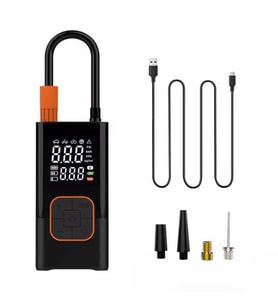 Dijital Kablosuz Usb 2*2000Mah Göstergeli Oto Lastik, Bisiklet Hava Pompası Kompresörü