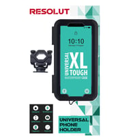 Suporte Motosiklet - Bisiklet Telefon Tutucu Kapalı Model 7 Inch Gidon Bağlantılı ( Xl Büyük Boy )
