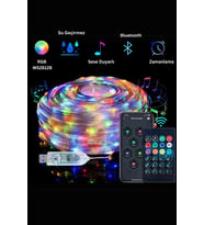 Yeni Nesil  SESE DUYARLI Telefon ve Kumanda Kontrollü Magic Led - SU GEÇİRMEZ