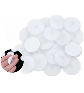 Roichil® 20 Adet Şeffaf Yuvarlak 3 Cm Çaplı Güçlü Disk Yapışkanlar
