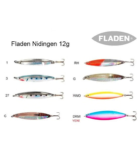 NIDINGEN FLASH YENİ SERİ LÜFER KAŞIK 12GR RENK:3