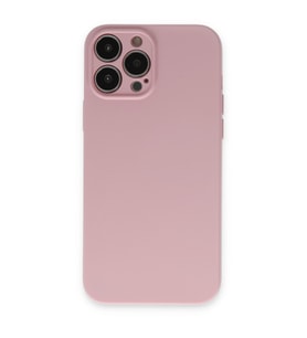 Iphone 13 Kılıf Nano Içi Kadife Silikon - Pembe