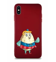 Apple iPhone XS Max Soft Premier Kapak Bayan Puff Tasarımlı Silikon Kılıf - Mürdüm (Şeffaf)