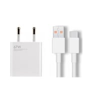 Xiaomi Uyumlu 67w Hızlı Şarj Aleti Adaptörü + Kablo Seti Mi 67w Xiaomi