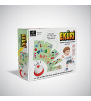 Eküri Zeka Oyunu  ( Dikkat - Odaklanma - Hız - Görsel Algı - Zeka Oyunu - Aile Kutu Oyunu )