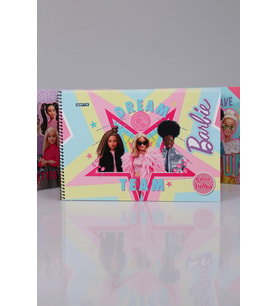 DEKOMUS İLE LİSANSLI BARBIE RESİM DEFTERİ 17x24 CM 15 YAPRAK