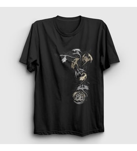 Presmono Unisex Siyah Flow Blind Guardian T-Shirt 379641tt