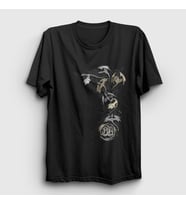Presmono Unisex Siyah Flow Blind Guardian T-Shirt 379641tt