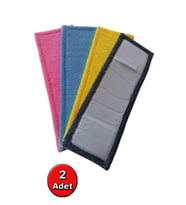 Yumuşak Peluş Mop Bezi Seti 40 Cm, 2'li Paket, Temizlikte Kolaylık