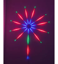 Akıllı RGB LED Havai Fişek Duvar Lambası Kumandalı ve Uygulama Kontrollü