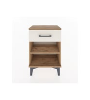 Arges Komodin Tek Raflı Tek Çekmeceli 44x30x64 Çam-Aytaşı