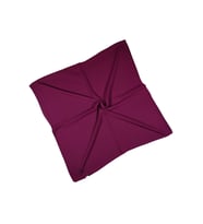Mısırlı Eşarpları Queen Krep Düz Renk Eşarp 140x140 cm (Bordo)