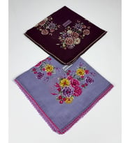 Eripek 2'li Paket Oyalı Pamuk Yazma 6594
