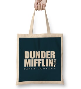 Dunder Mifflin The Office Bez Çanta Uzun Saplı
