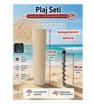 Plaj Bahçe Şemsiye Çanta ve Kazık Aparat Seti