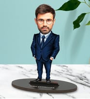 Kişiye Özel Müdür 5 Tasarımlı Karikatür Biblo
