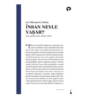 İnsan Ne İle Yaşar?