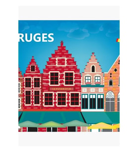 Brugge'de Film Afişi Retro Baskı Tablo Ahşap Poster Dekoratif